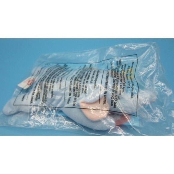 Peanuts the elephant TY Beanie Babies and matching Teenie Beanie Baby 1995 MWT - Picture 4 of 4